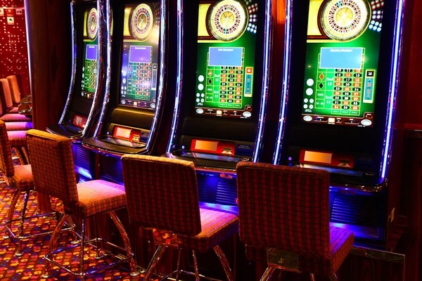 Game selection grid showing slots and live tables